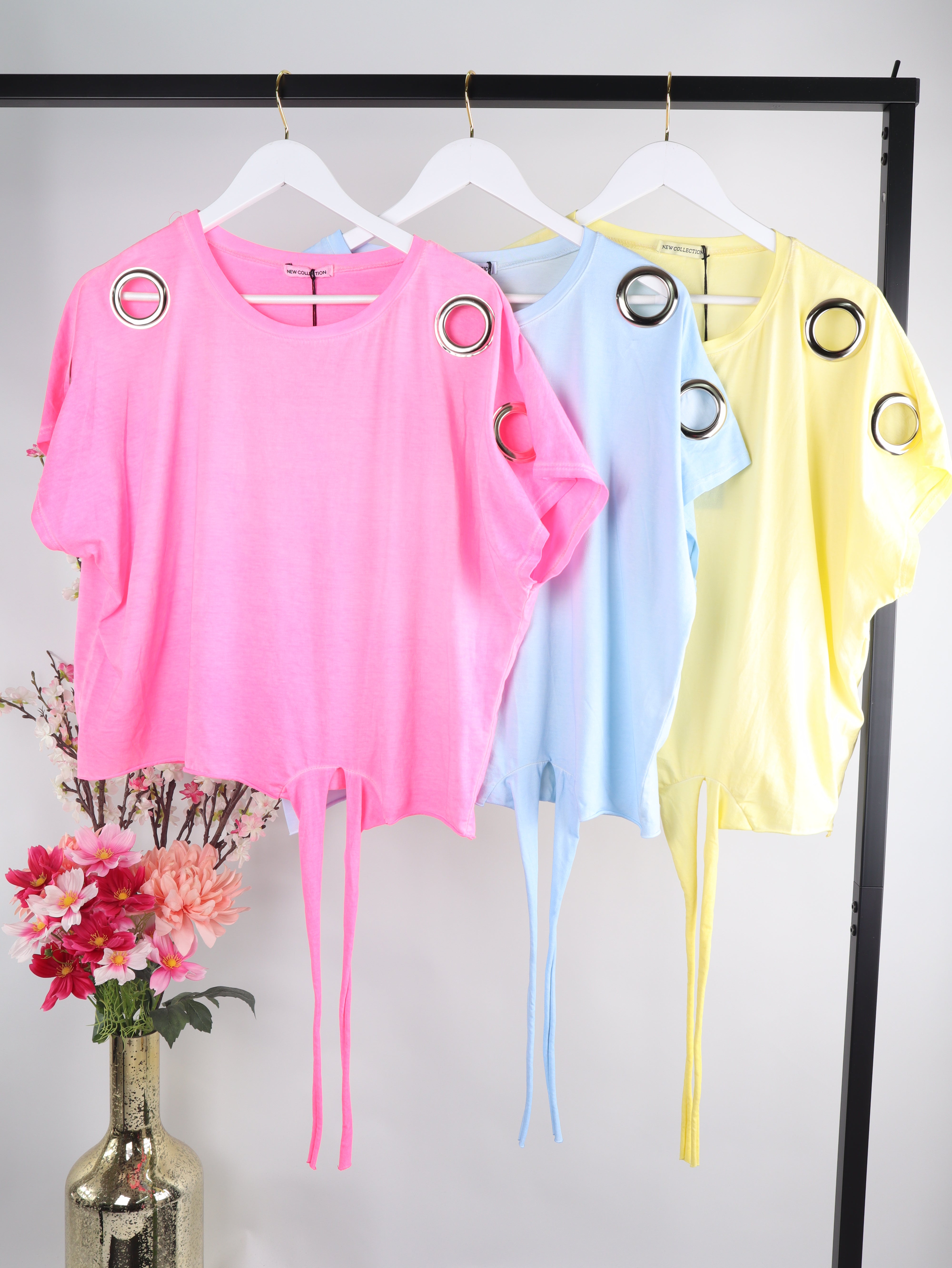 Shirt mit Ösen