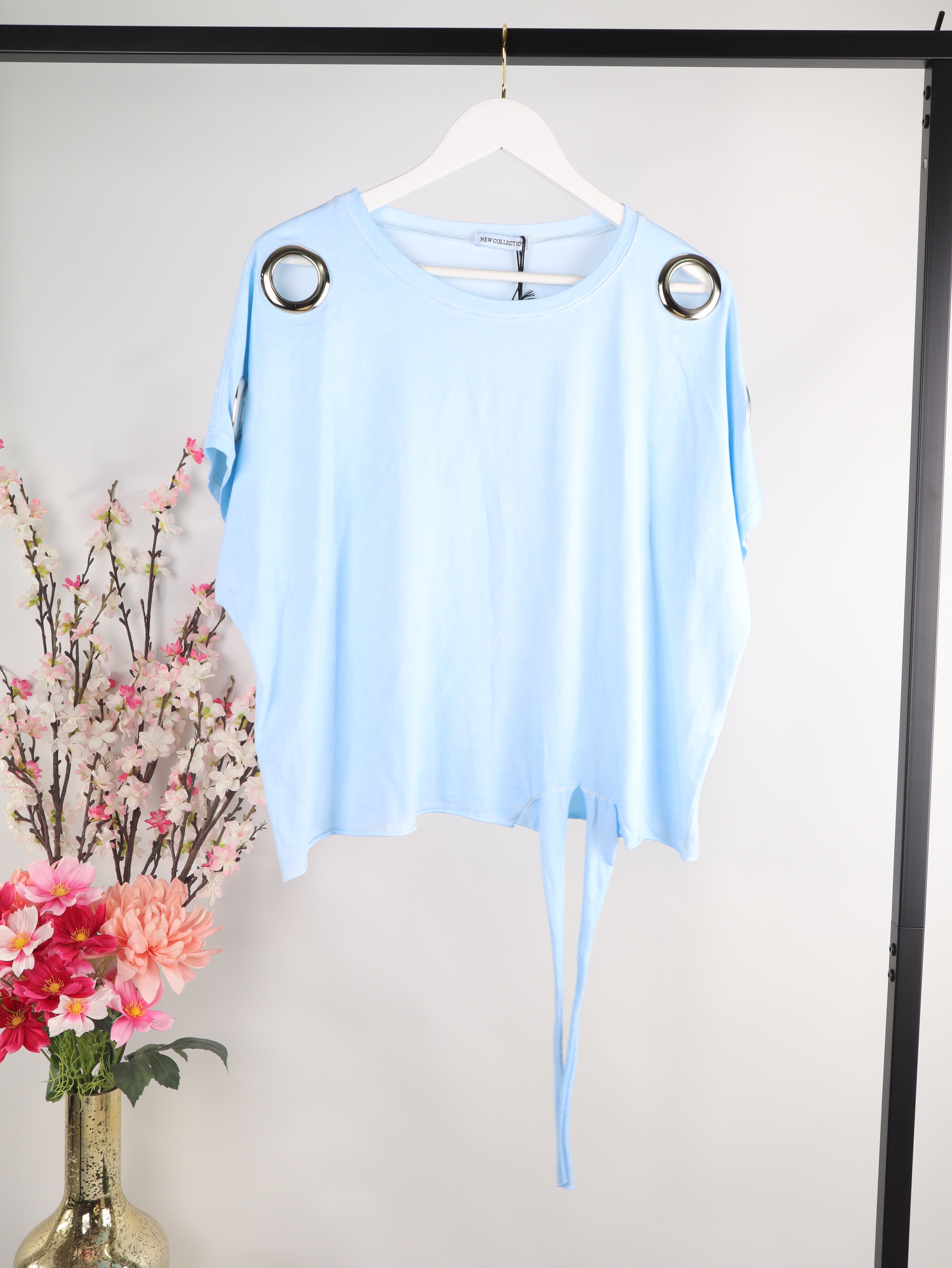 Shirt mit Ösen