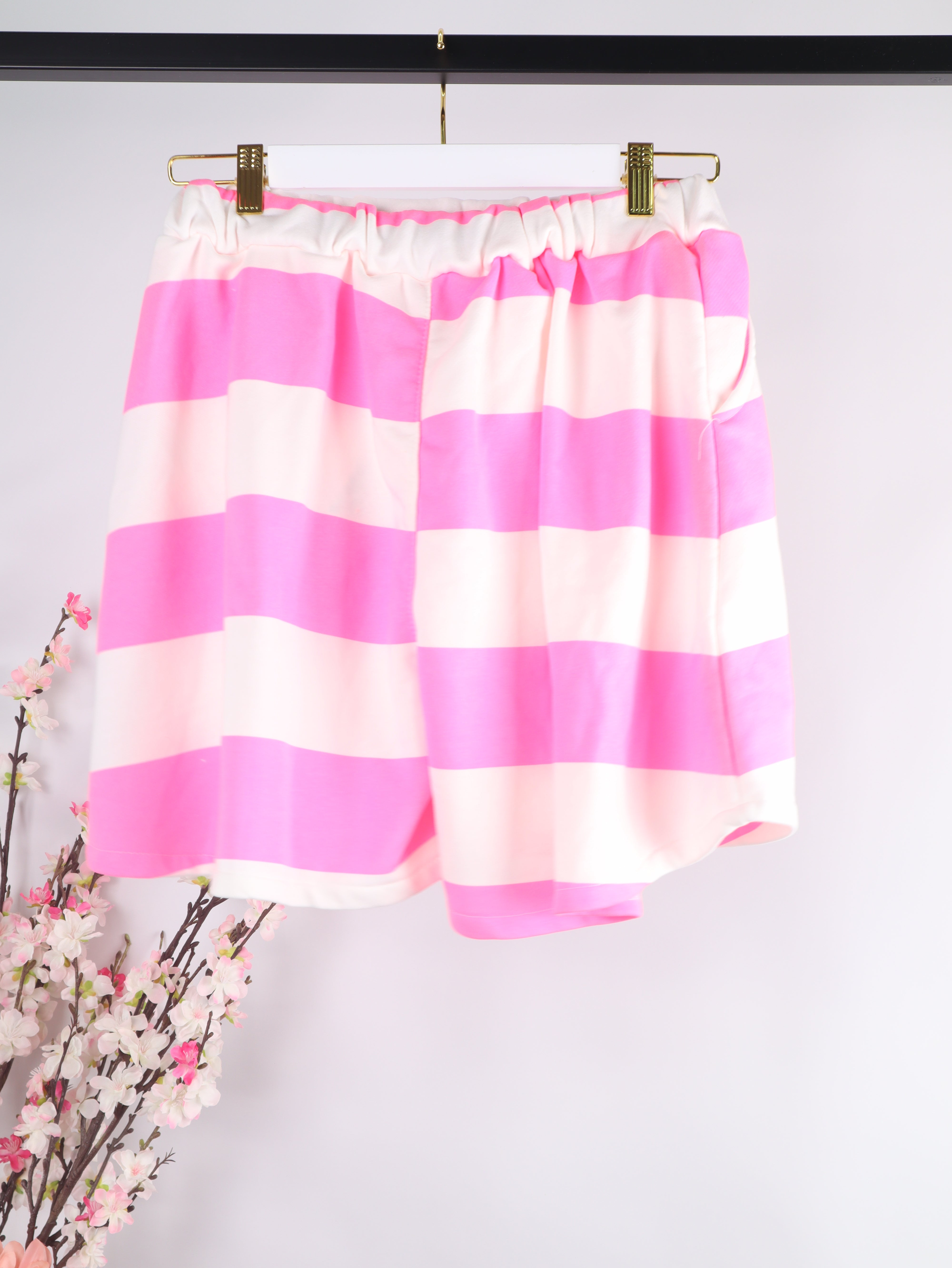 Sweatshorts Streifen