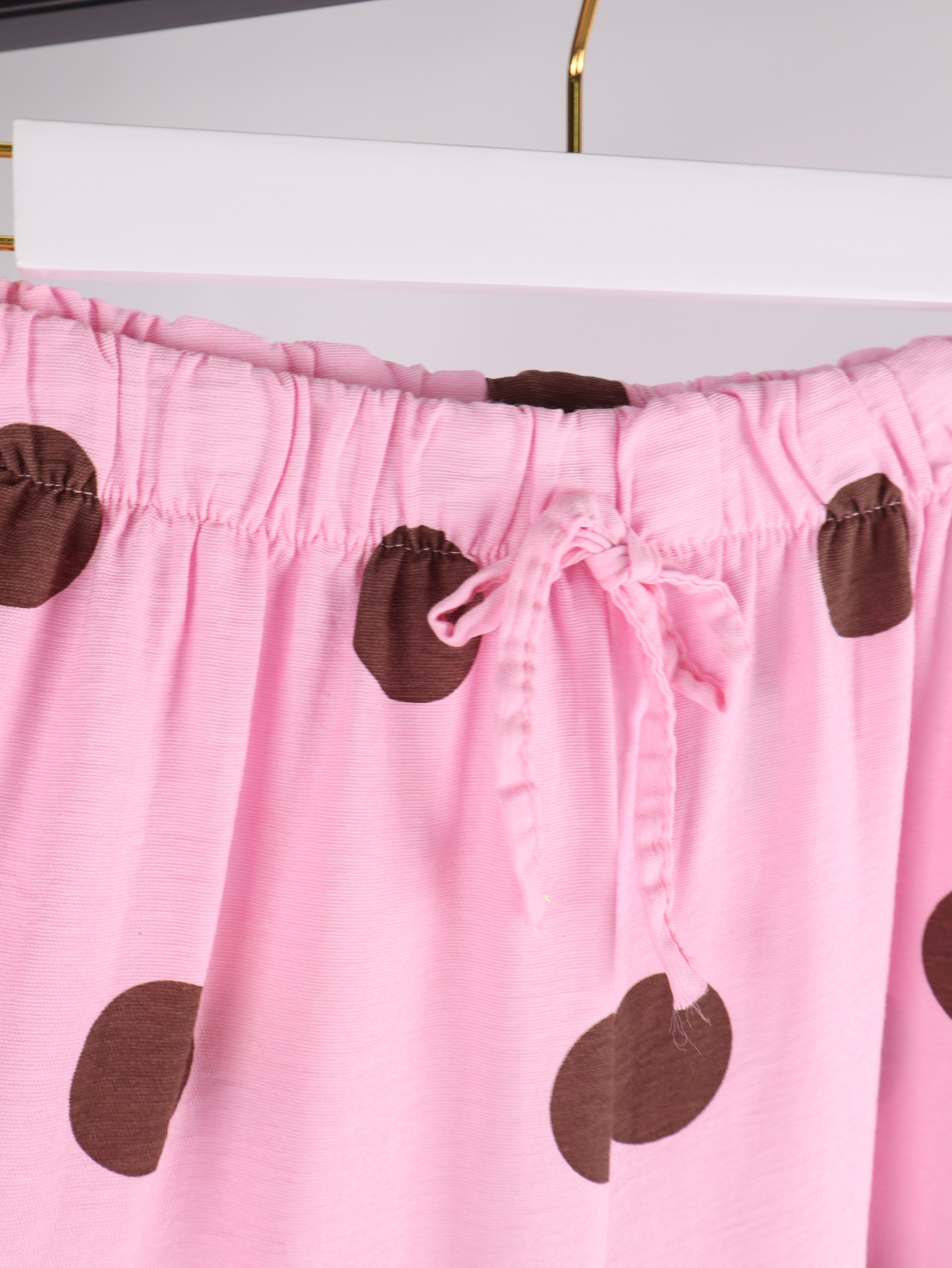 VISKOSE Hose MIT POLKA DOT MUSTER