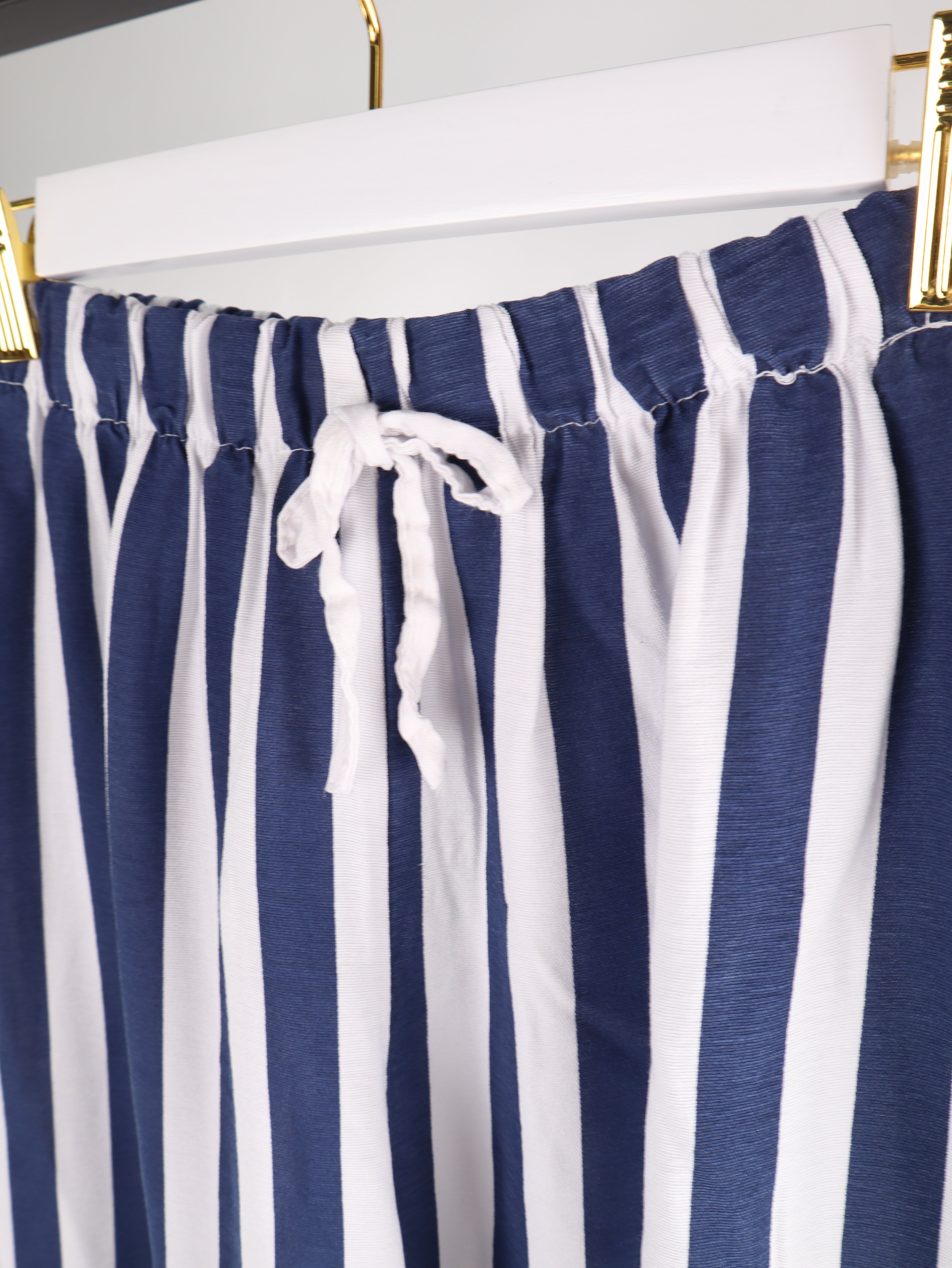 VISKOSE Hose mit Streifenmuster