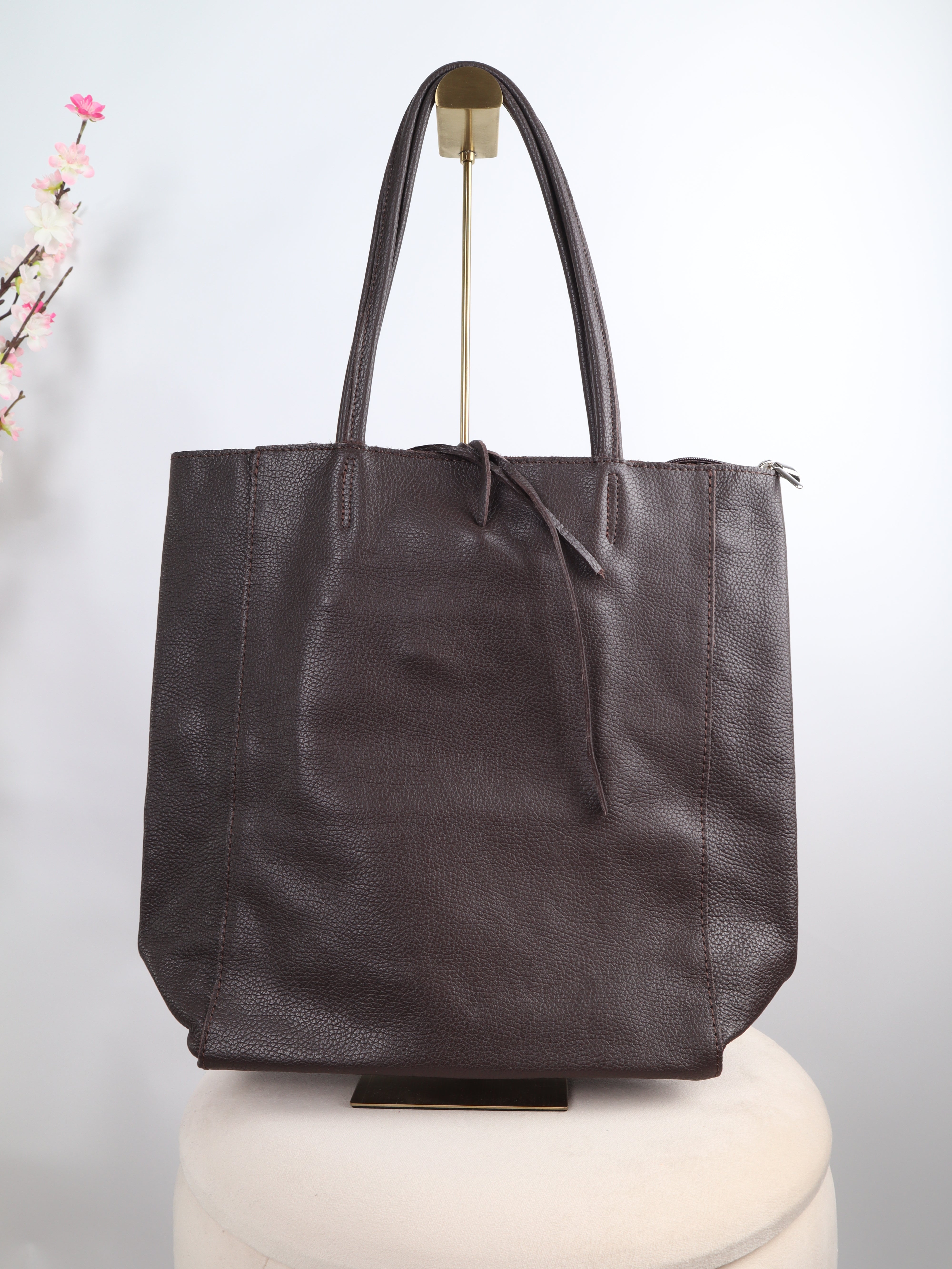 Leder Shopper - Elena