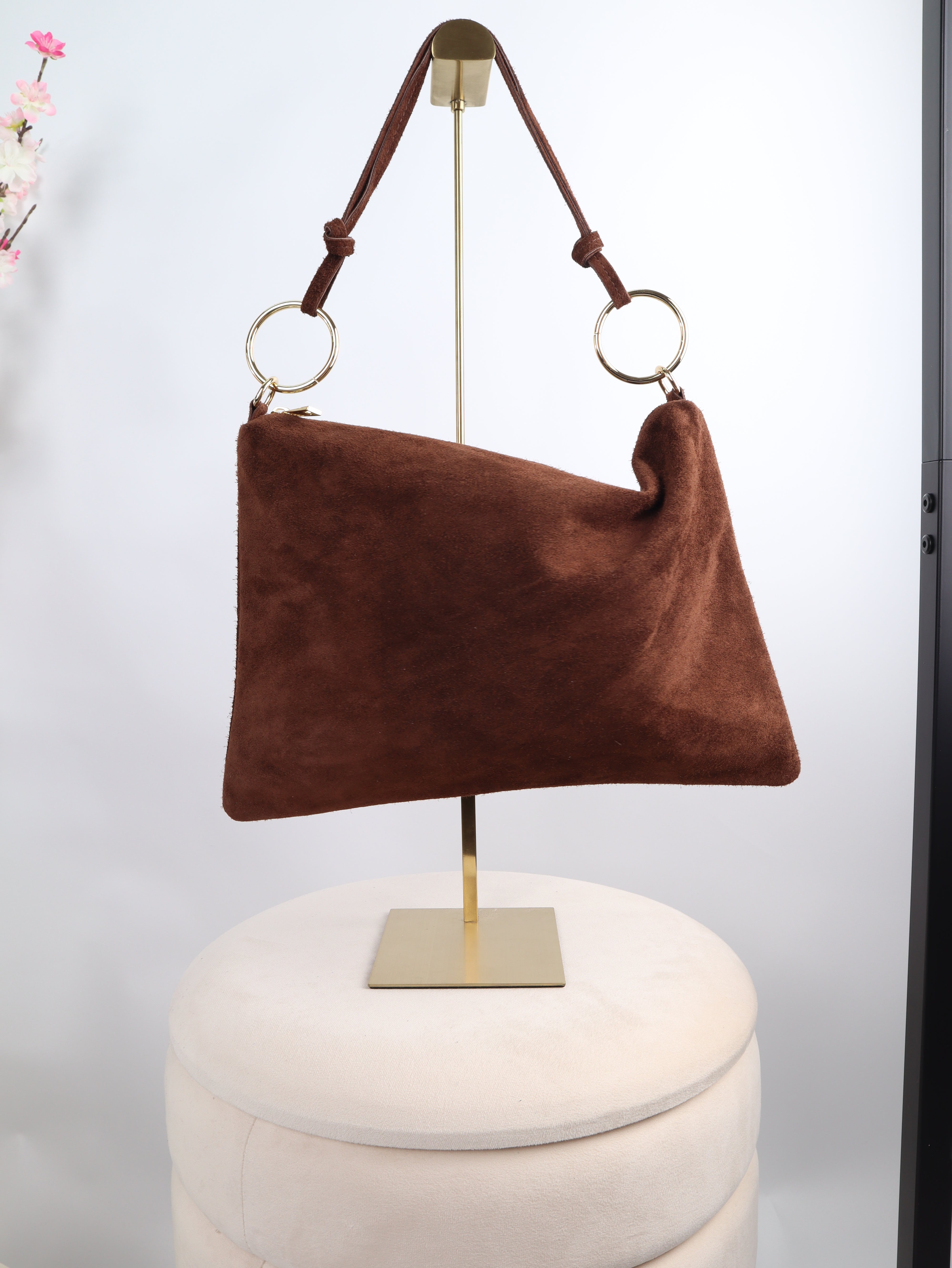 Veloursledertasche Sofia
