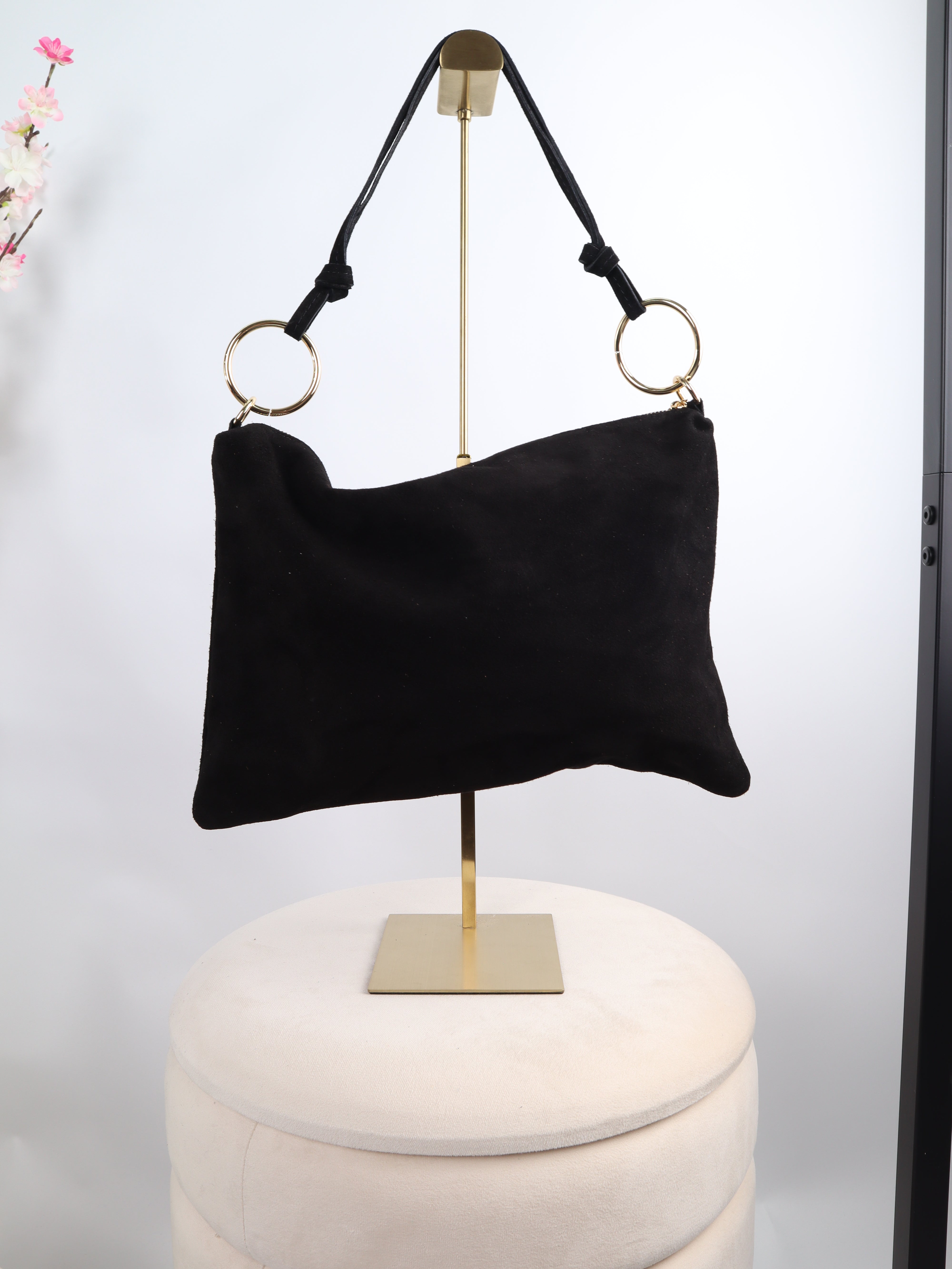 Veloursledertasche Sofia