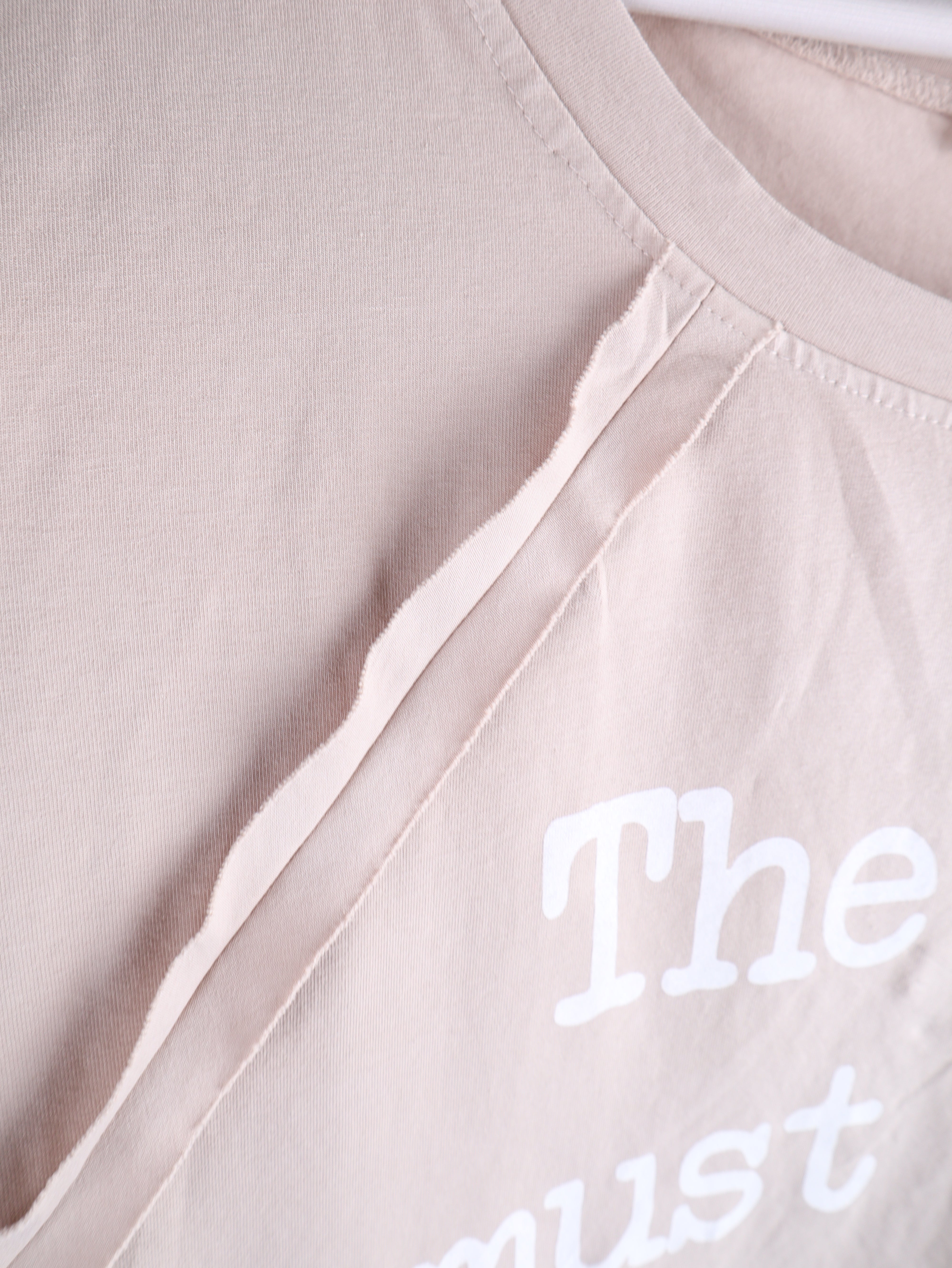 Oversize Shirt "The show must go on"