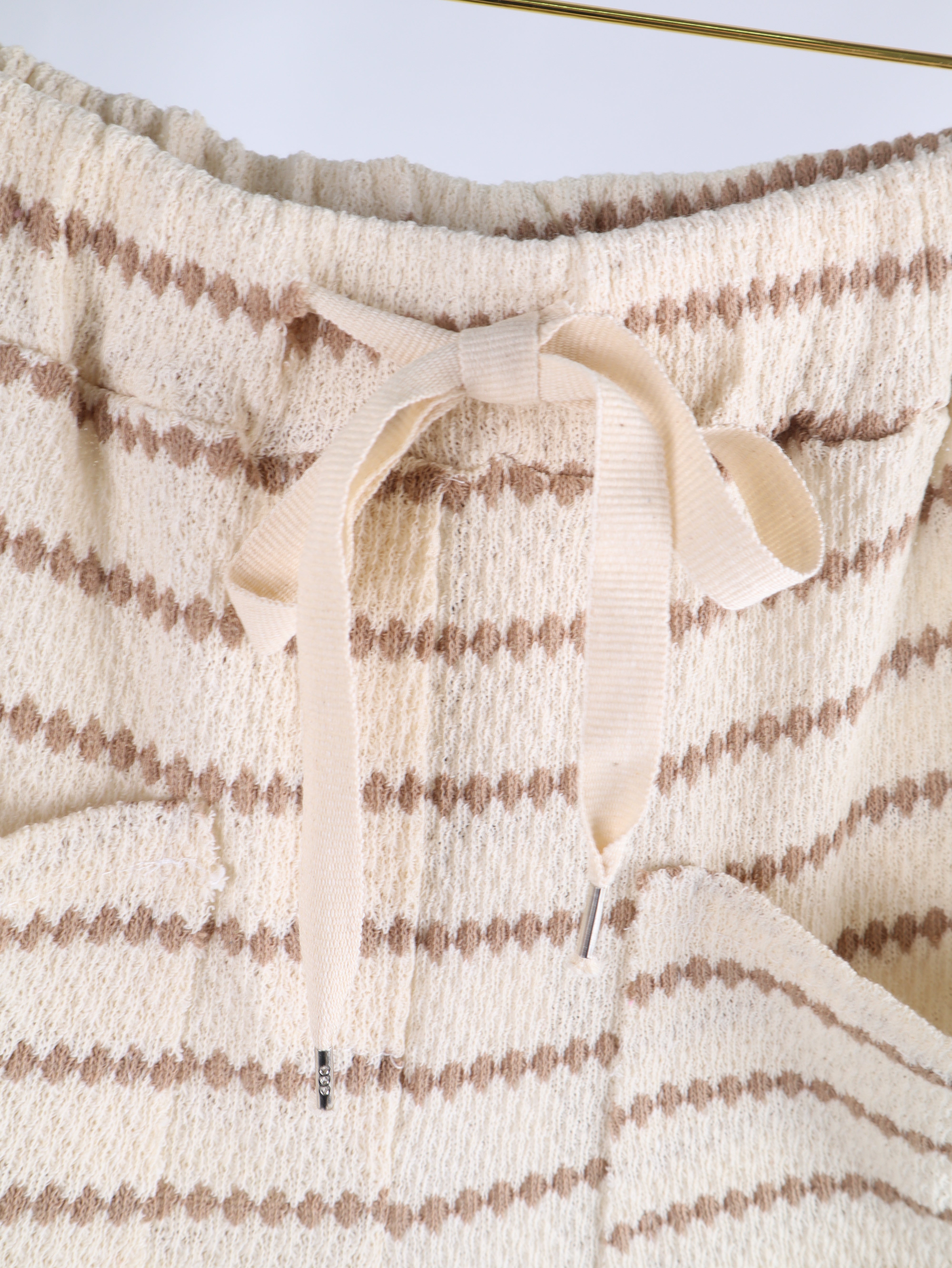 Sommer Strickhose gestreift
