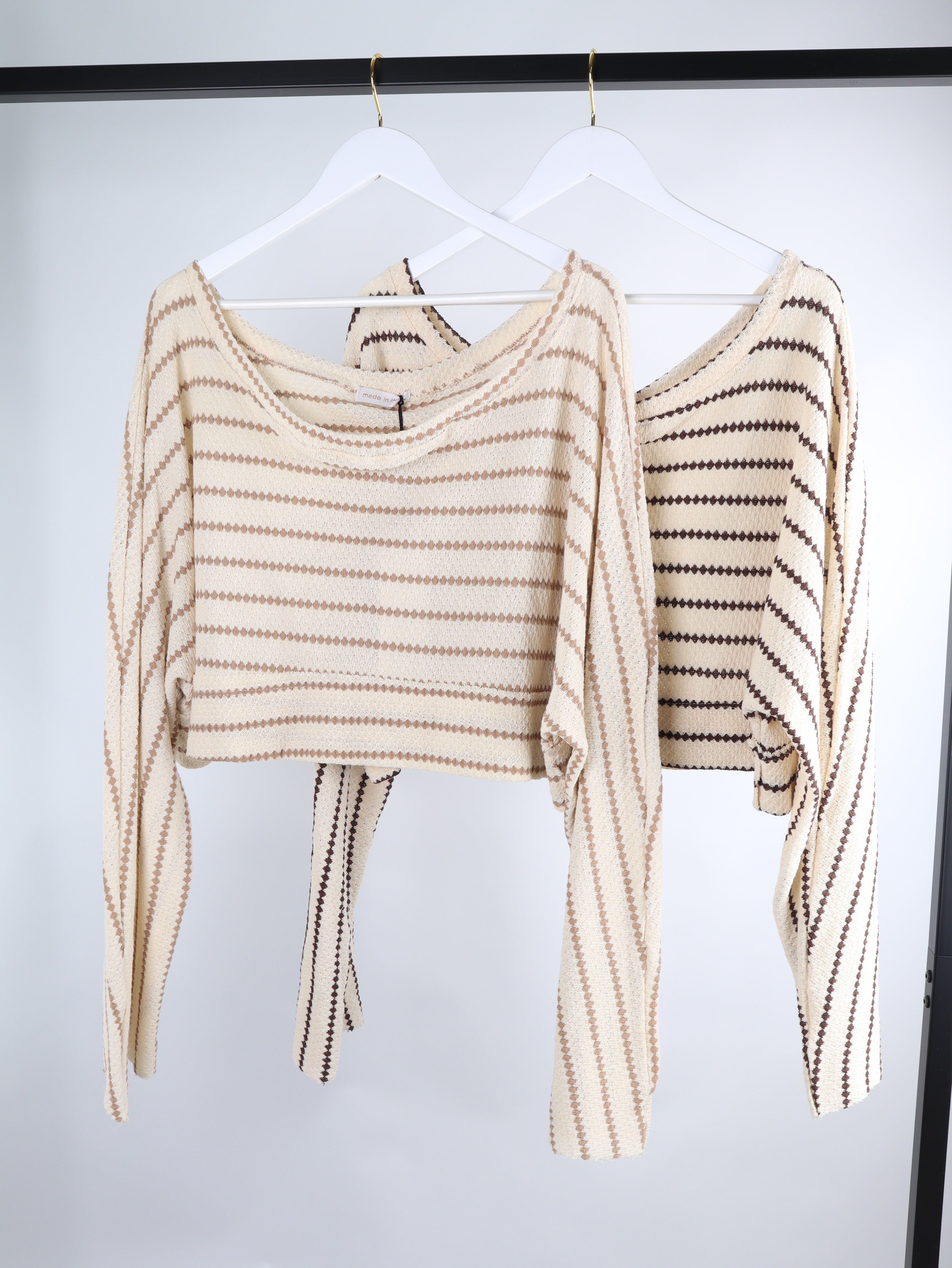 Sommer Kurzpullover gestreift