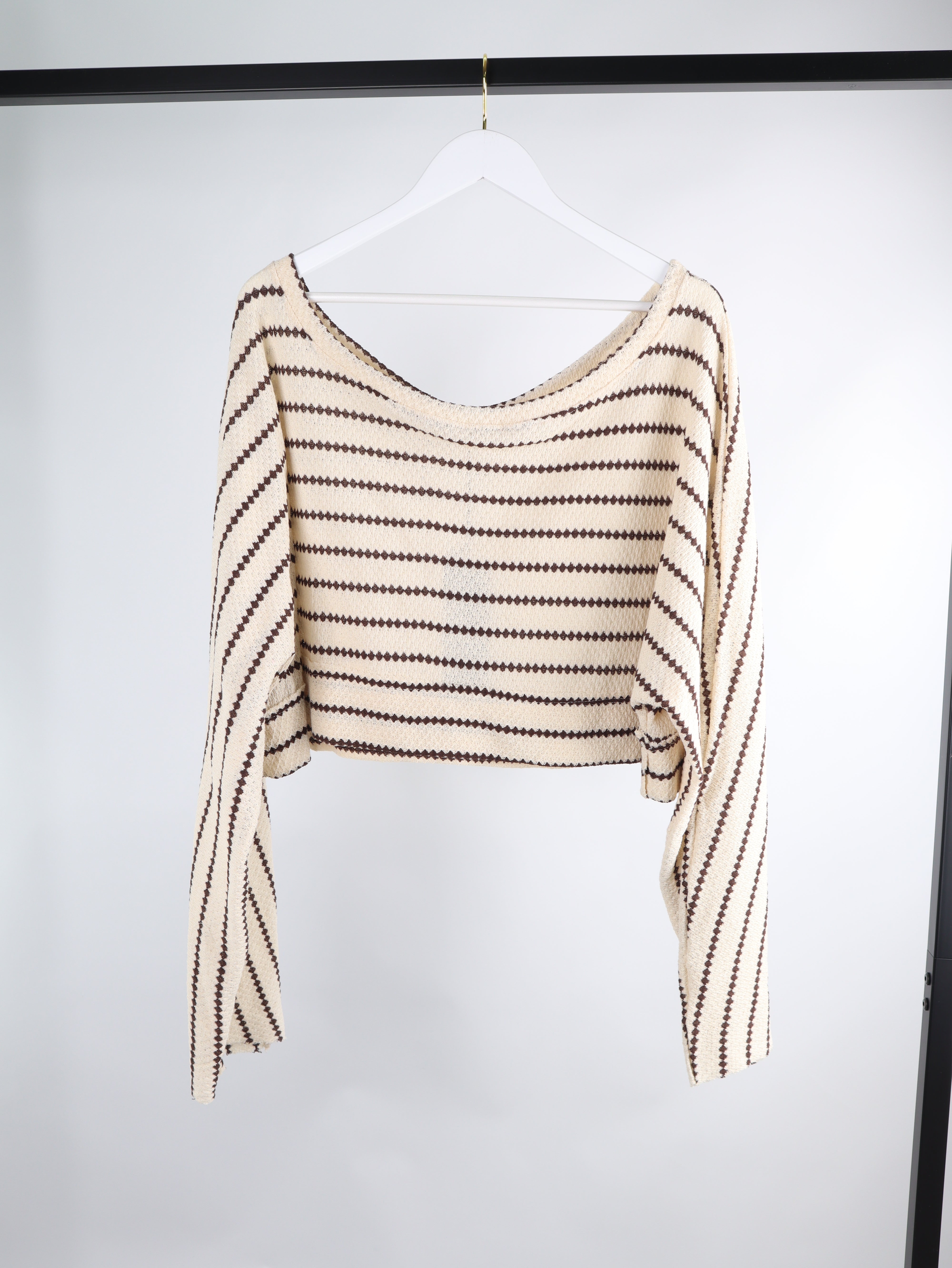 Sommer Kurzpullover gestreift