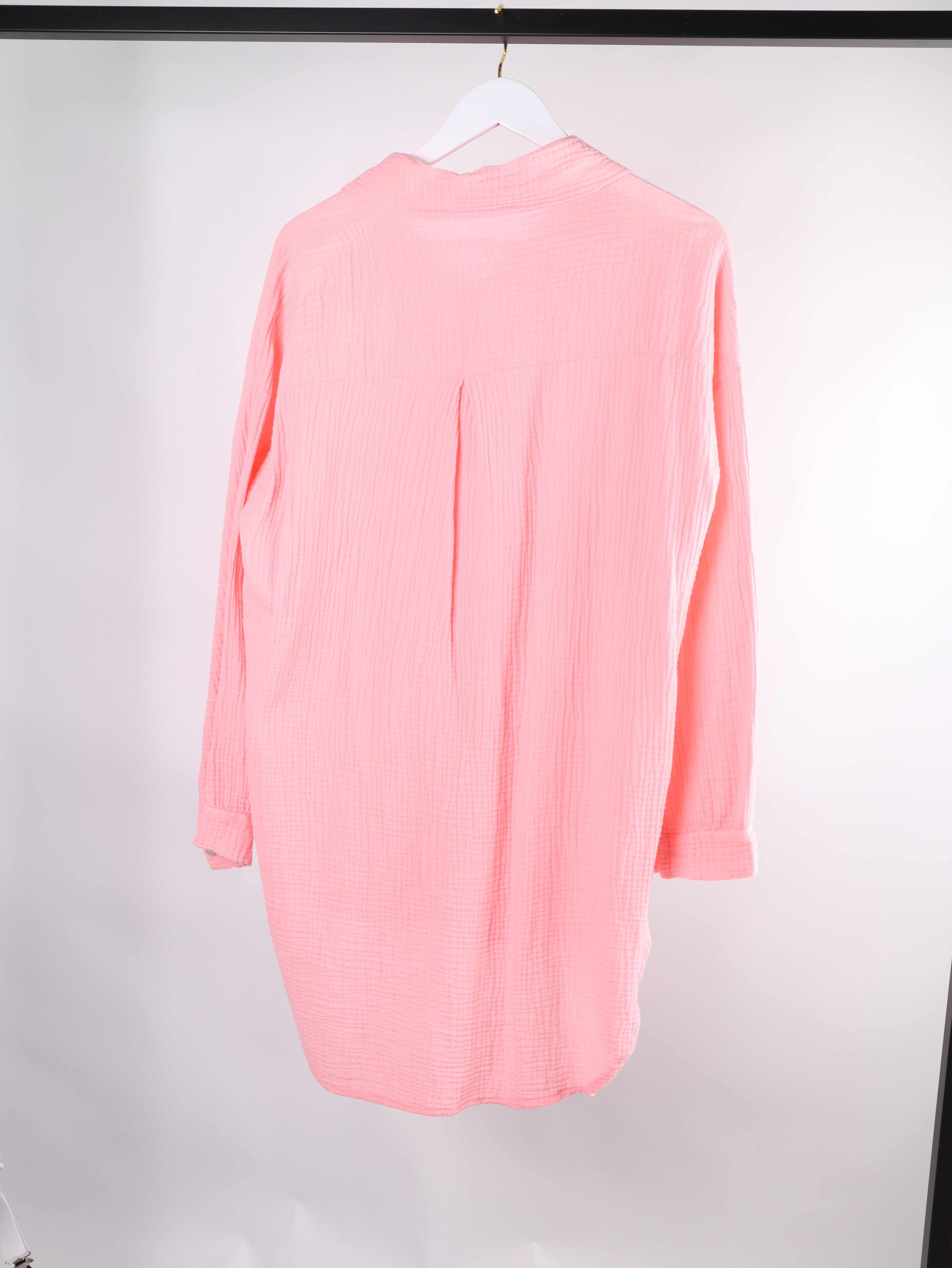 Musselin Longhemd Oversize