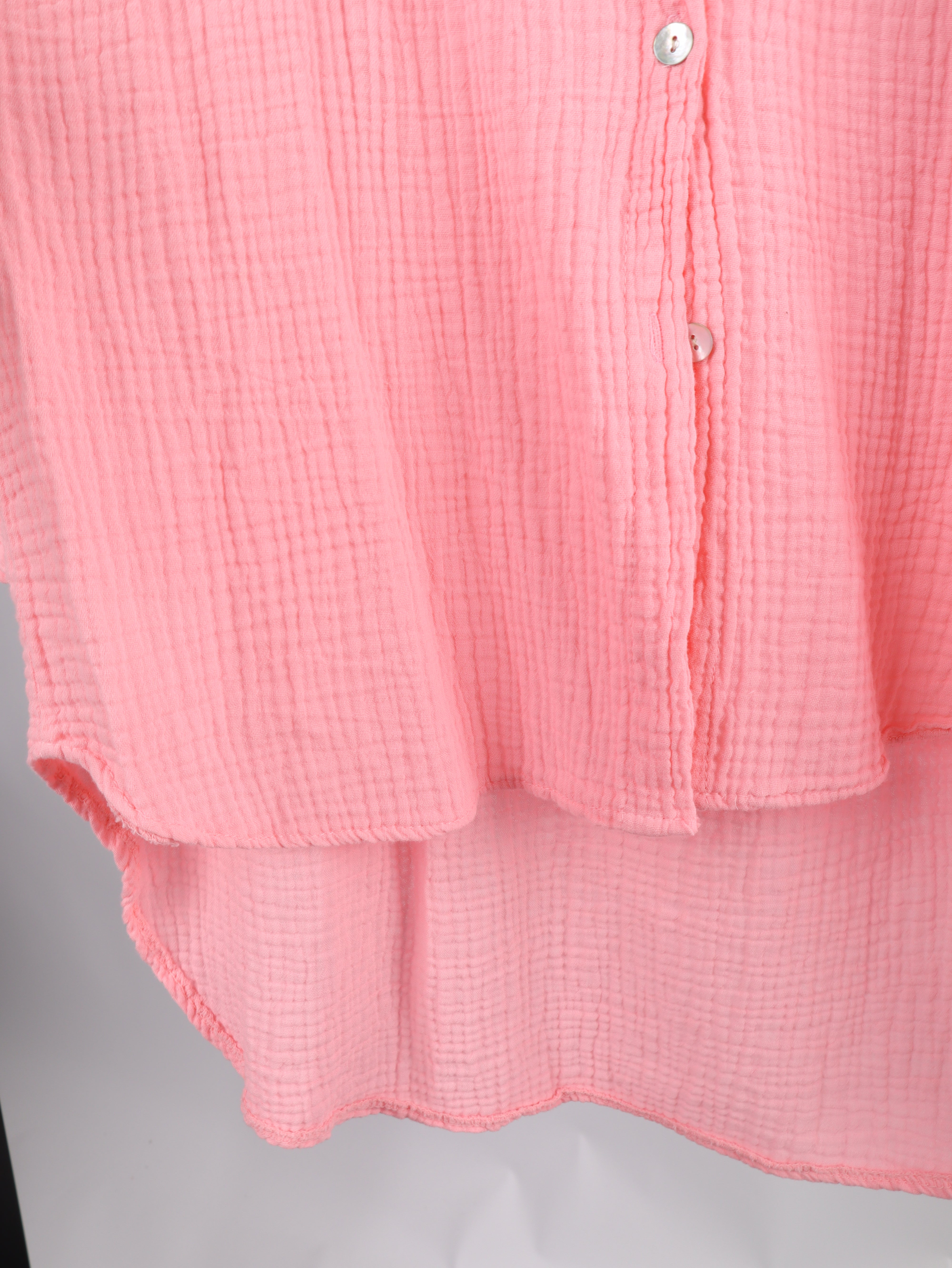 Musselin Longhemd Oversize