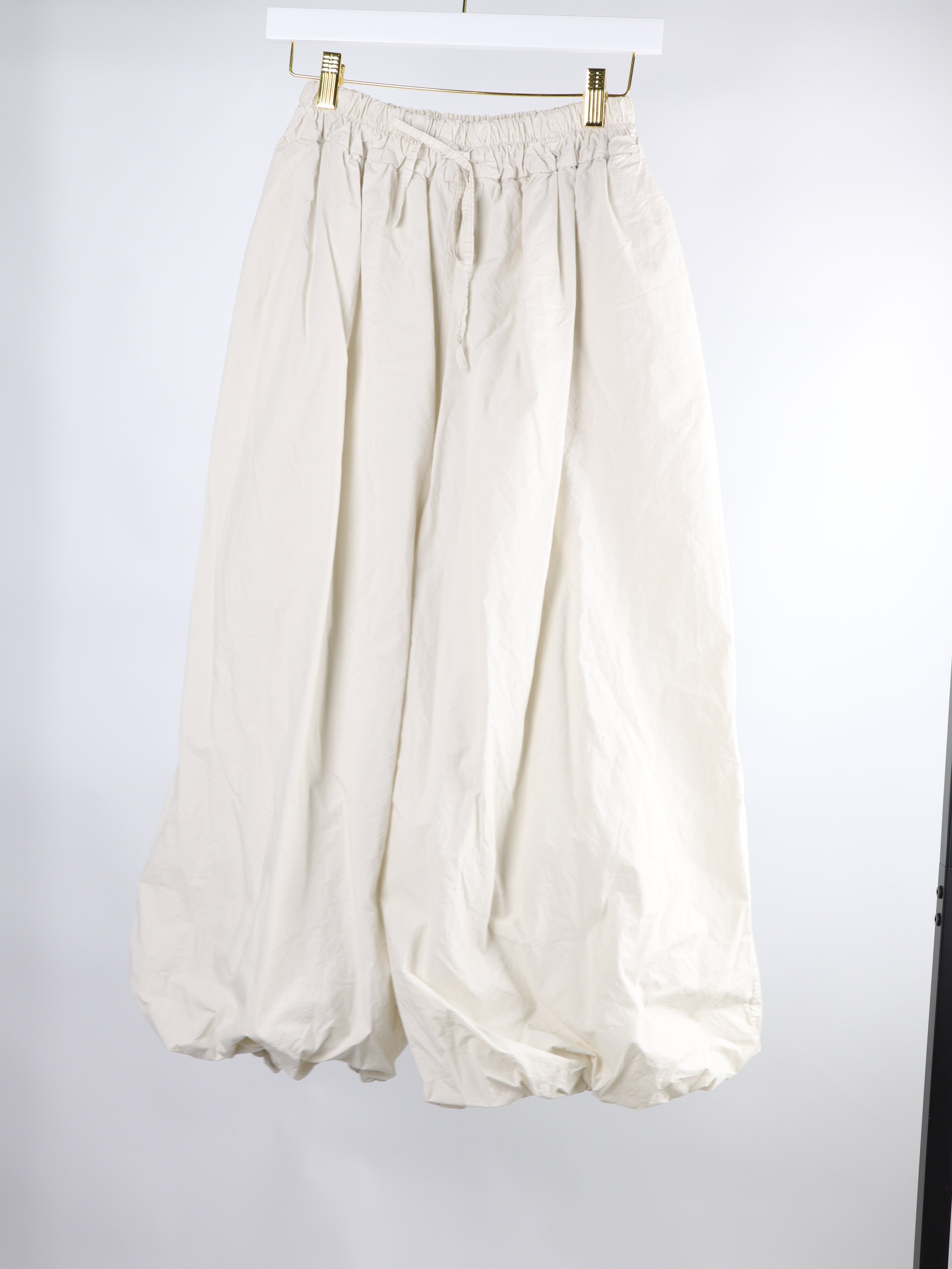 Baumwoll-Ballonhose mit Innenfutter