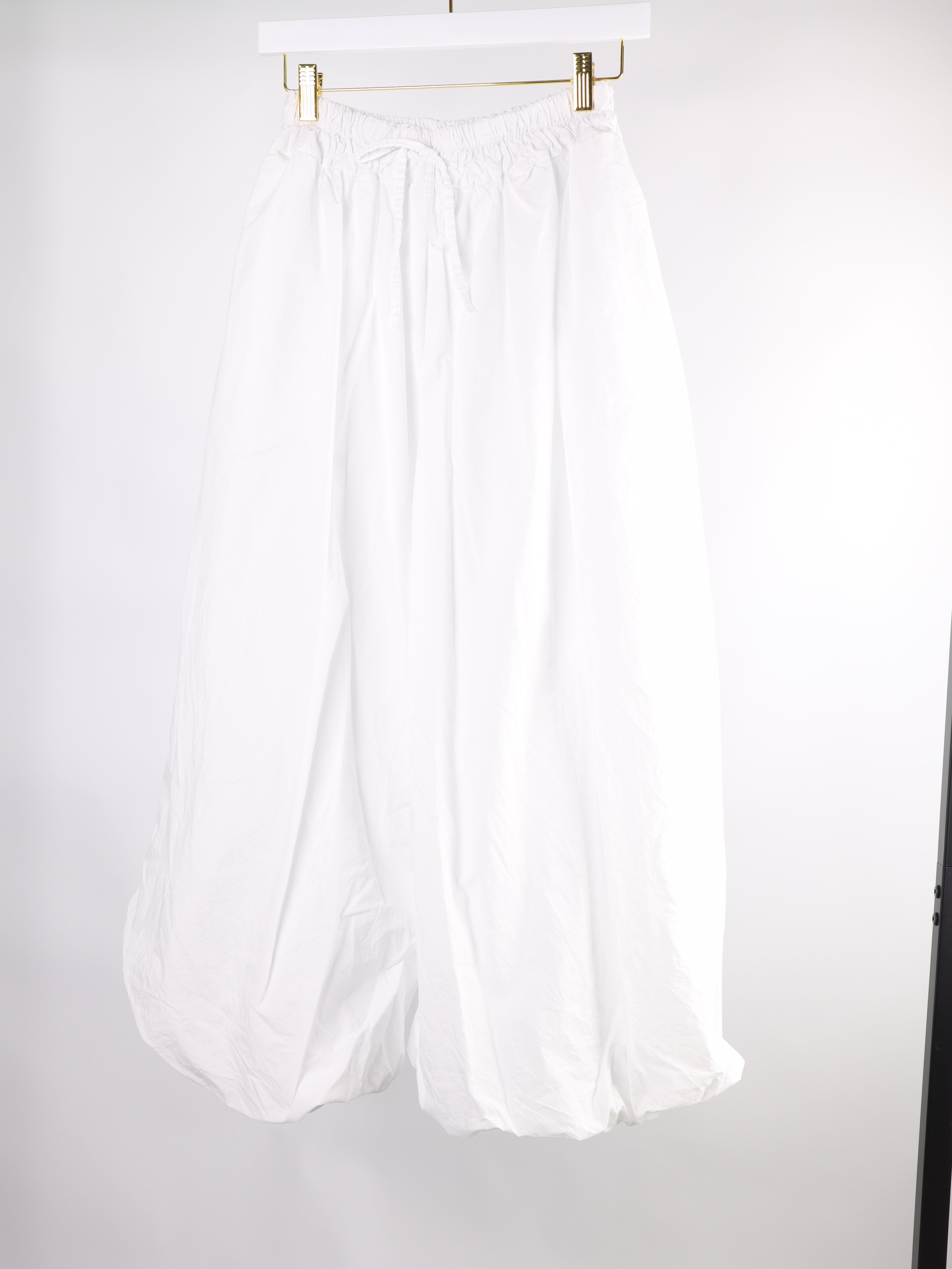 Baumwoll-Ballonhose mit Innenfutter