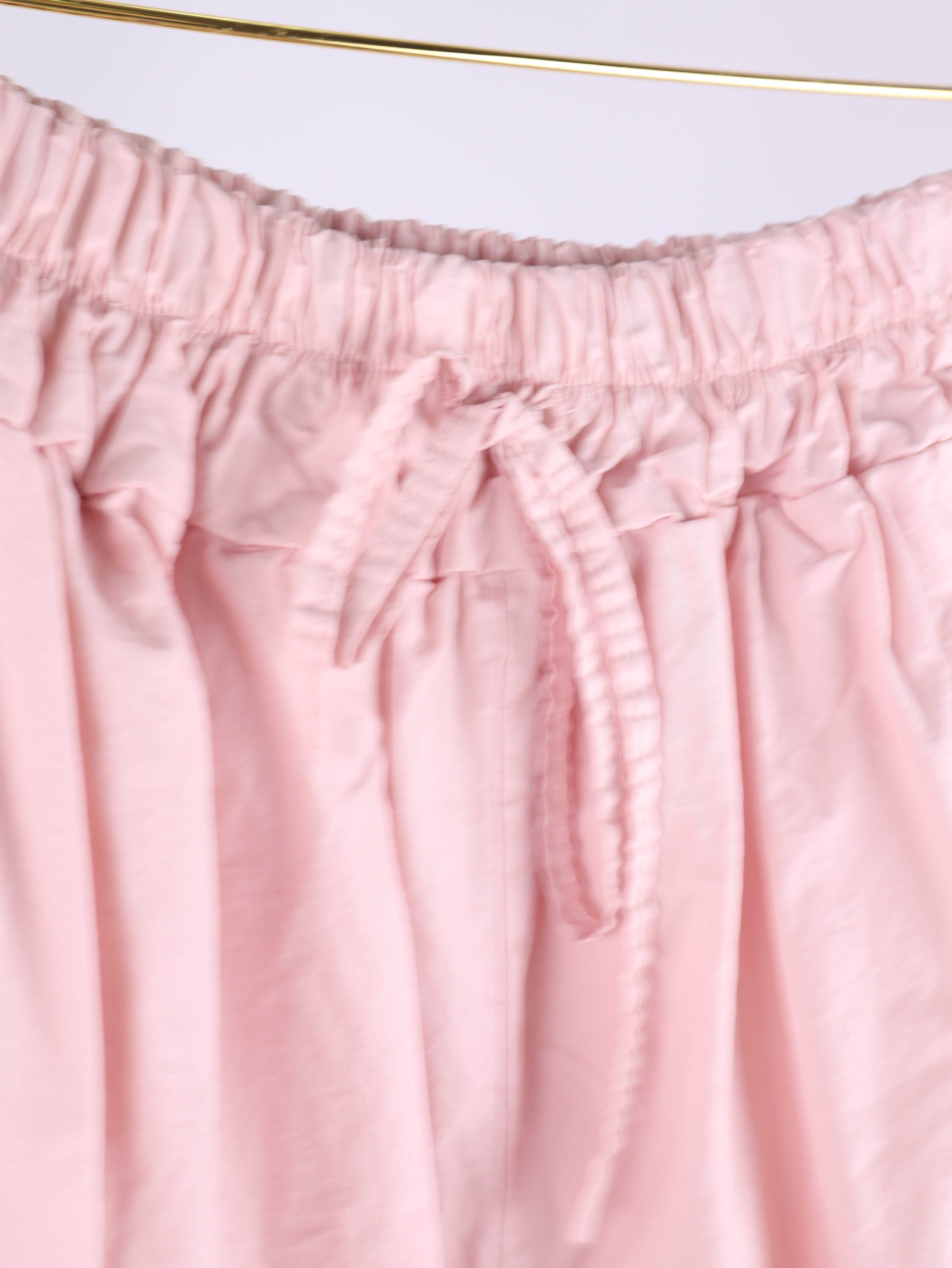 Baumwoll-Ballonhose mit Innenfutter