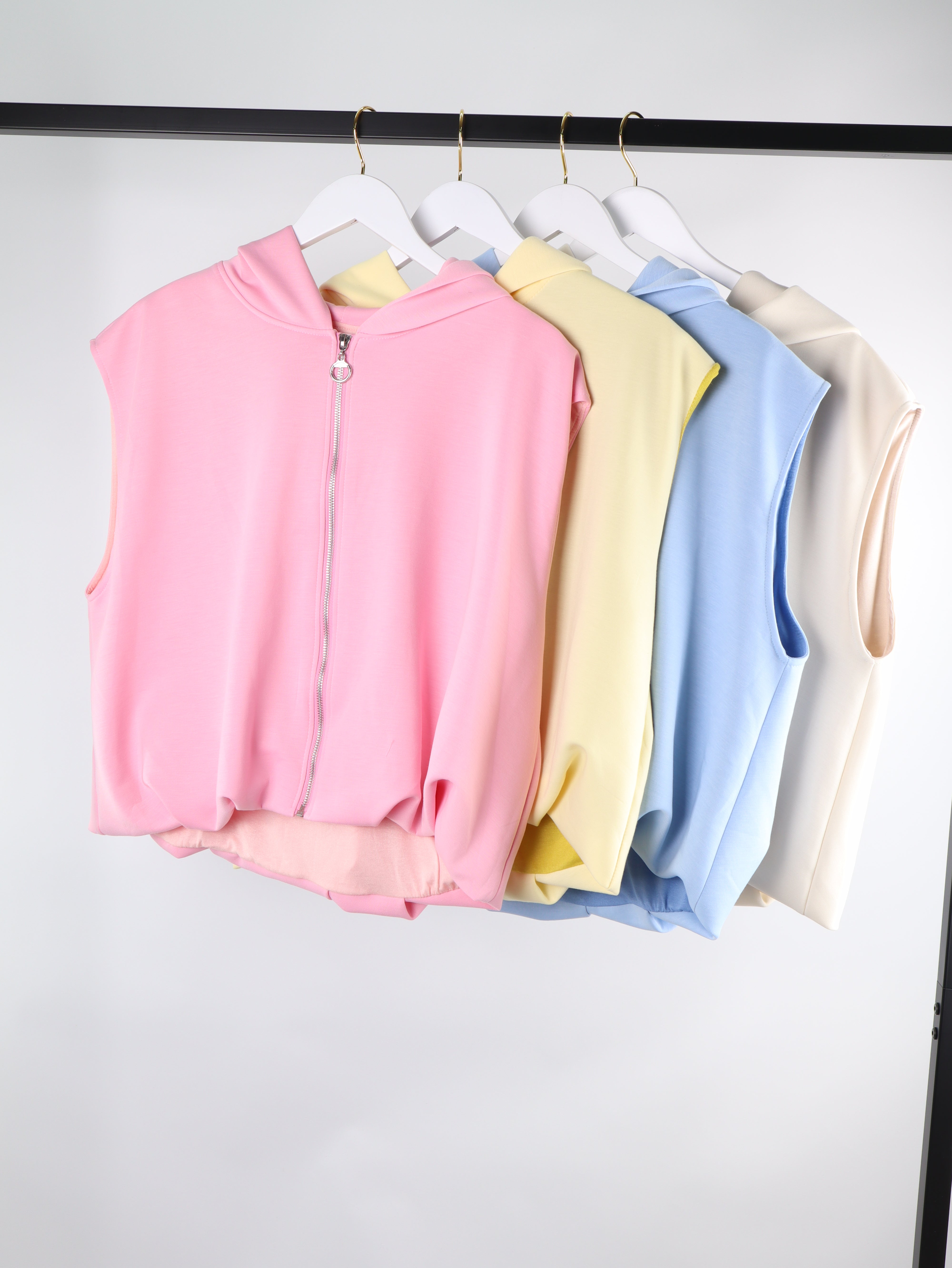 Blouson-Kapuzenweste "Butter Soft"