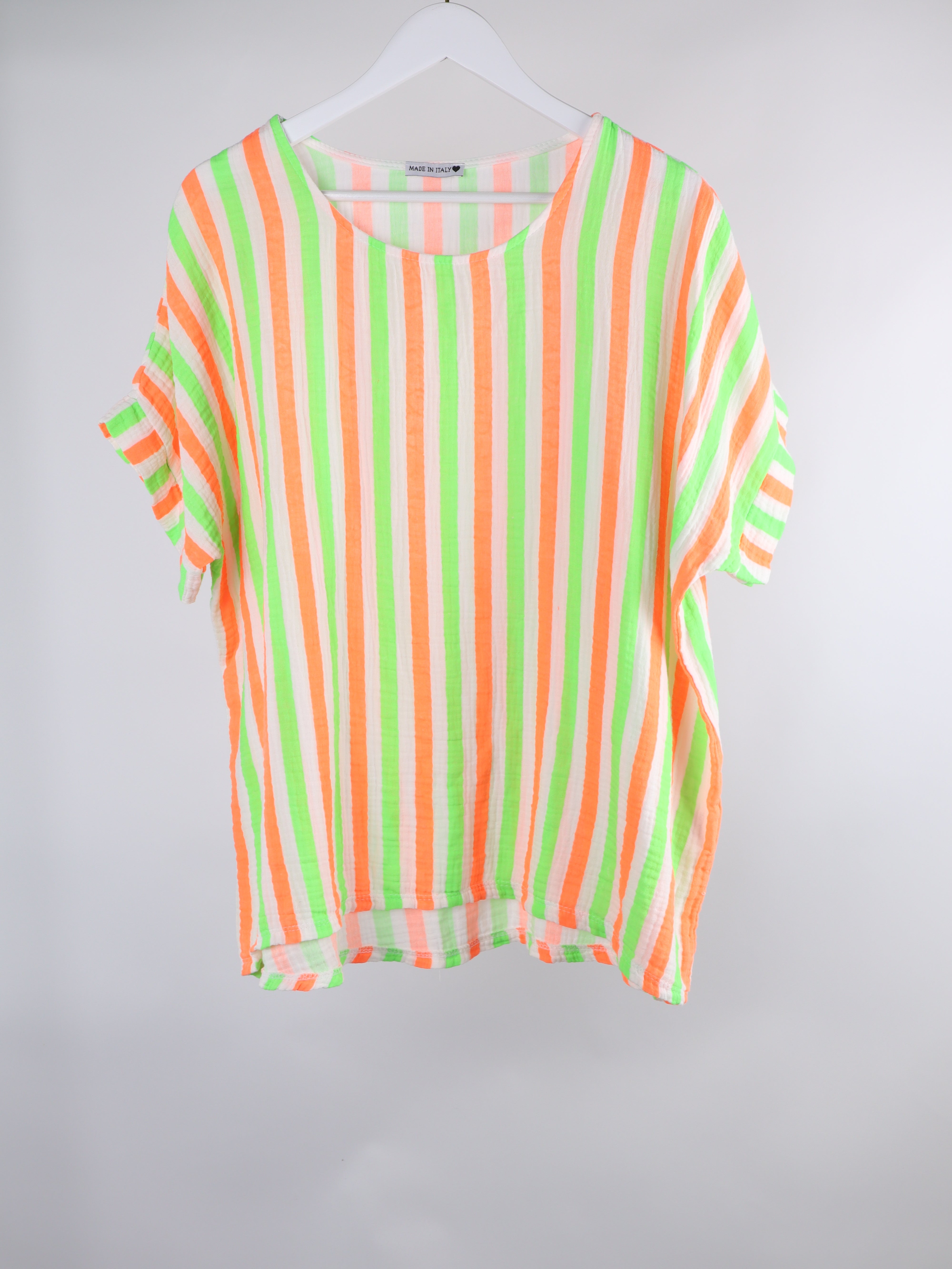 Streifen Musselin Shirt Solea
