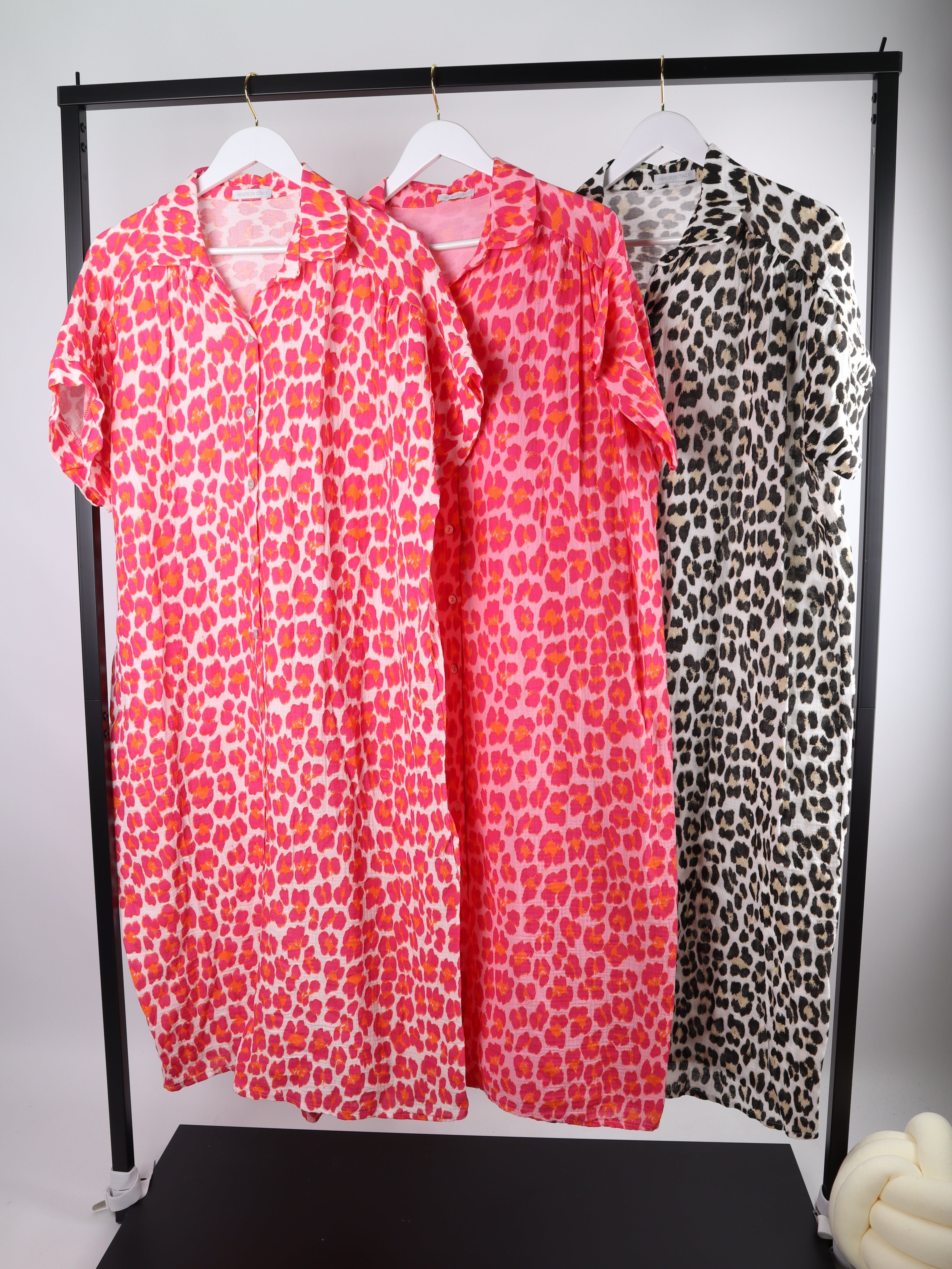 Musselin Blusenkleid LEO LOVER