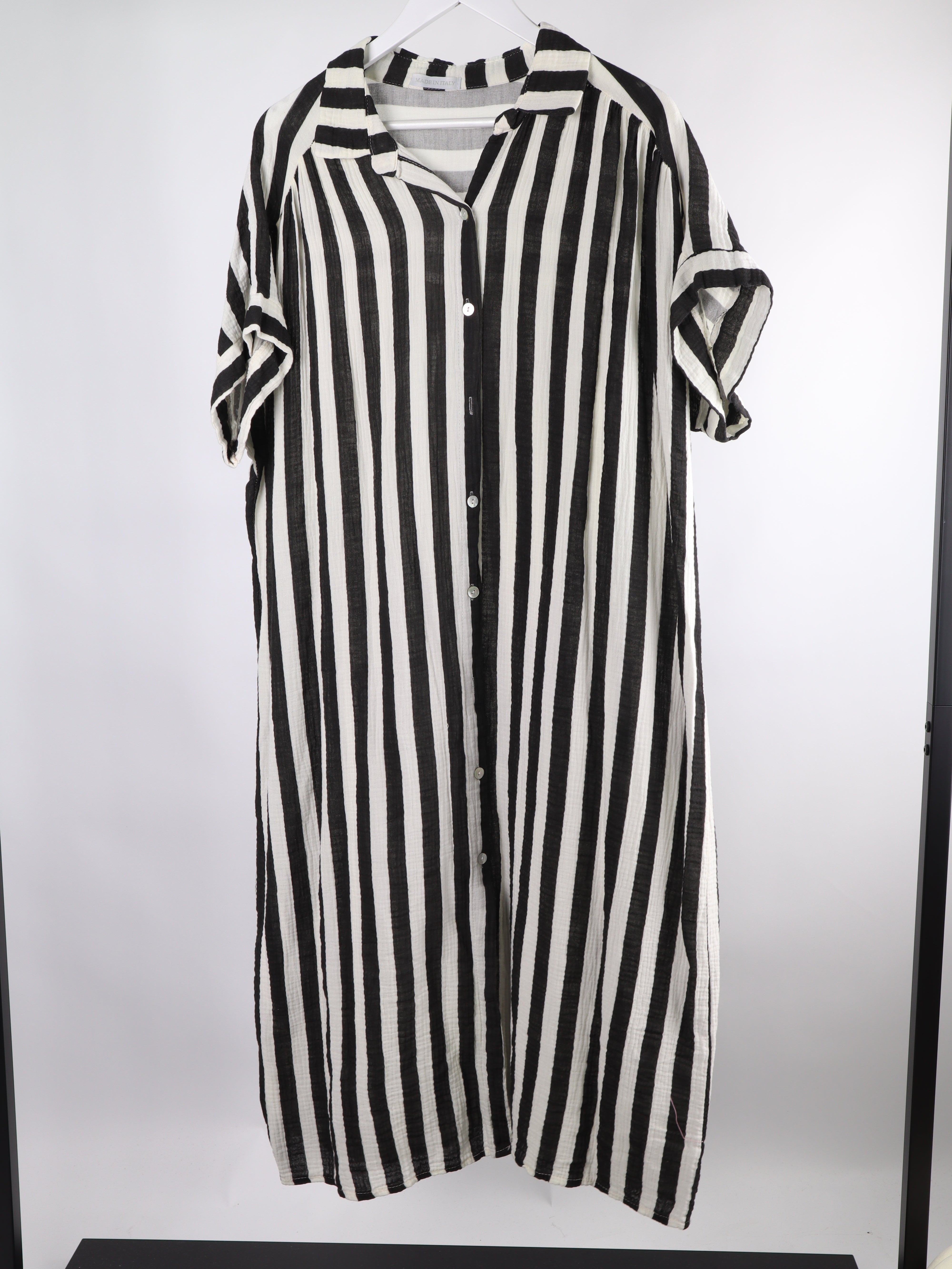 Musselin Blusenkleid STRIPES