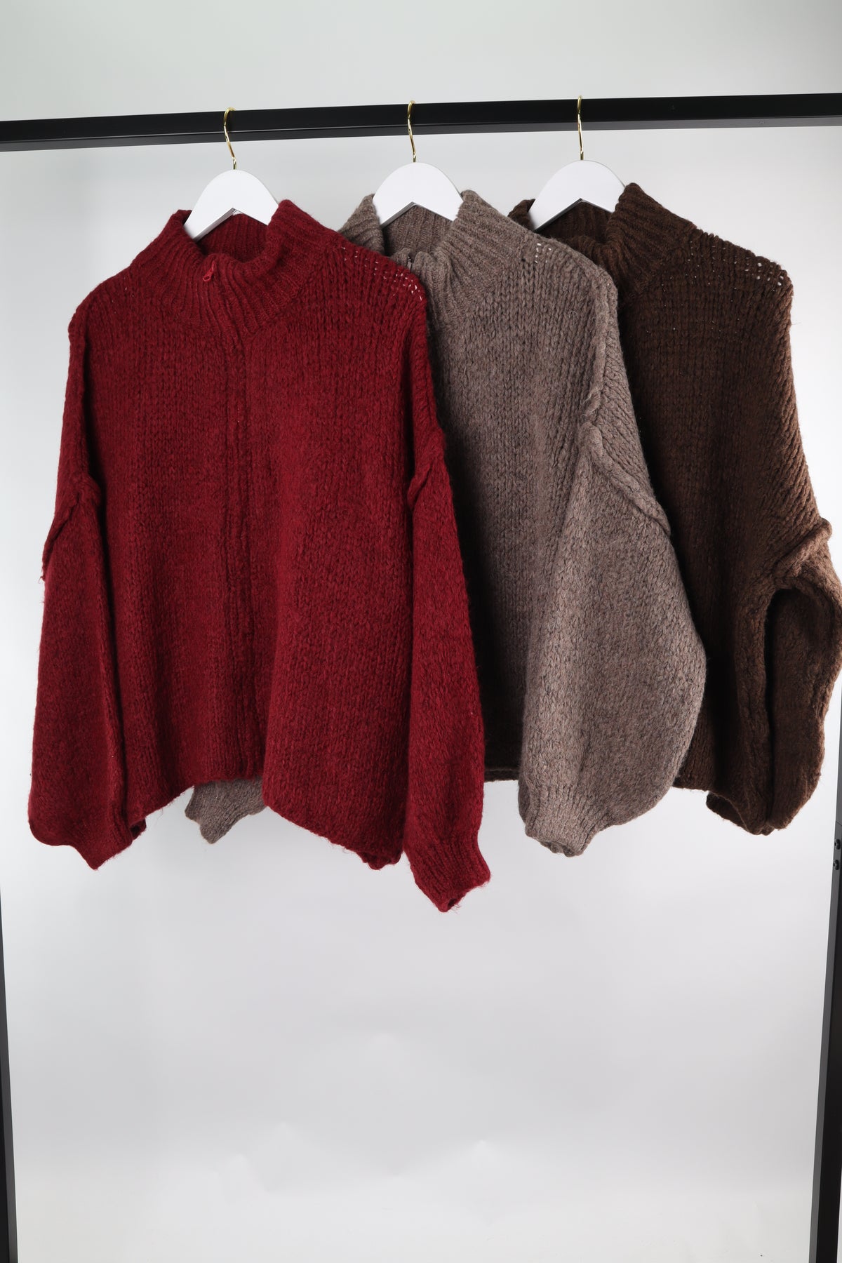 Strickjacke HIGH COLLAR