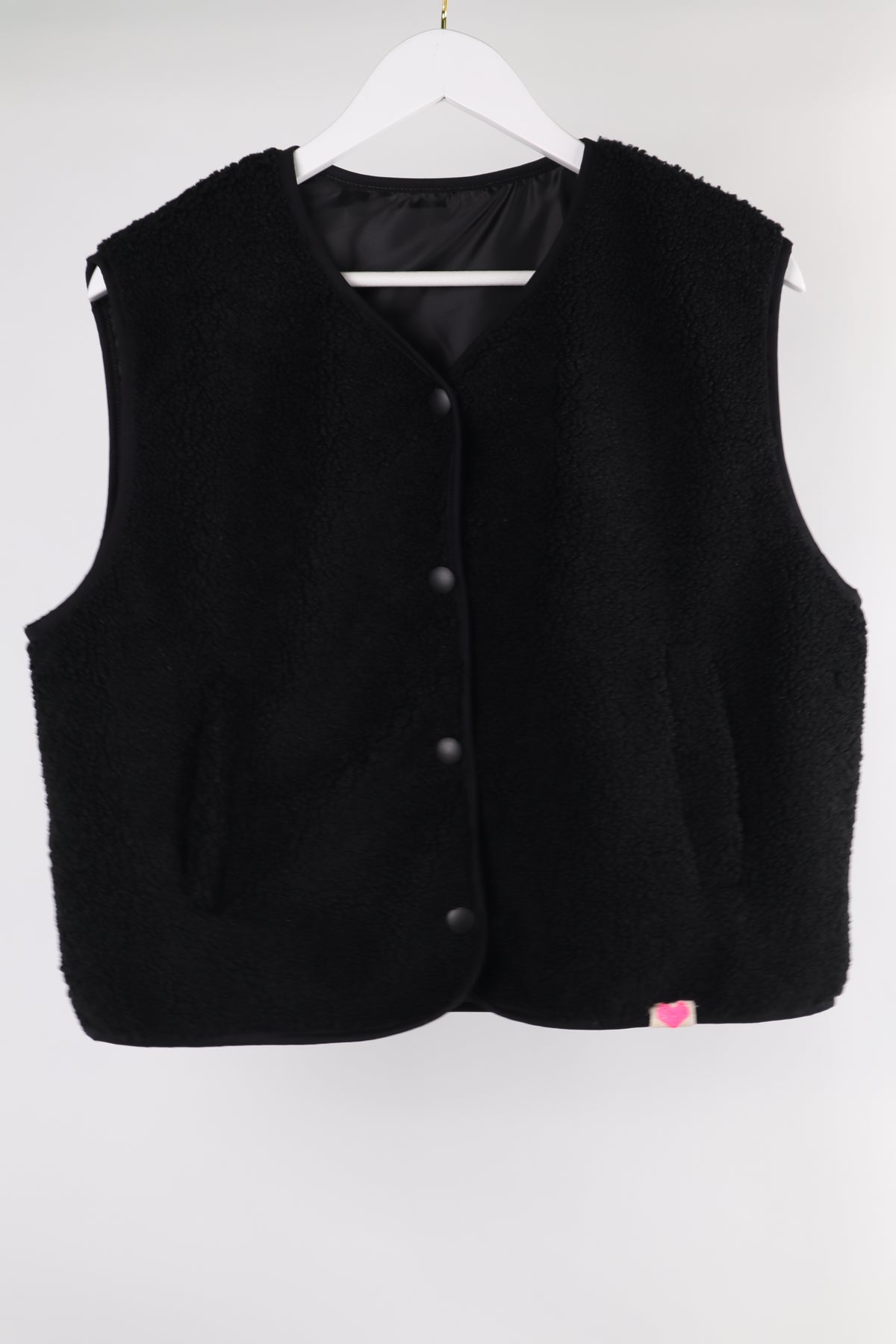 Teddyweste HEART DETAIL