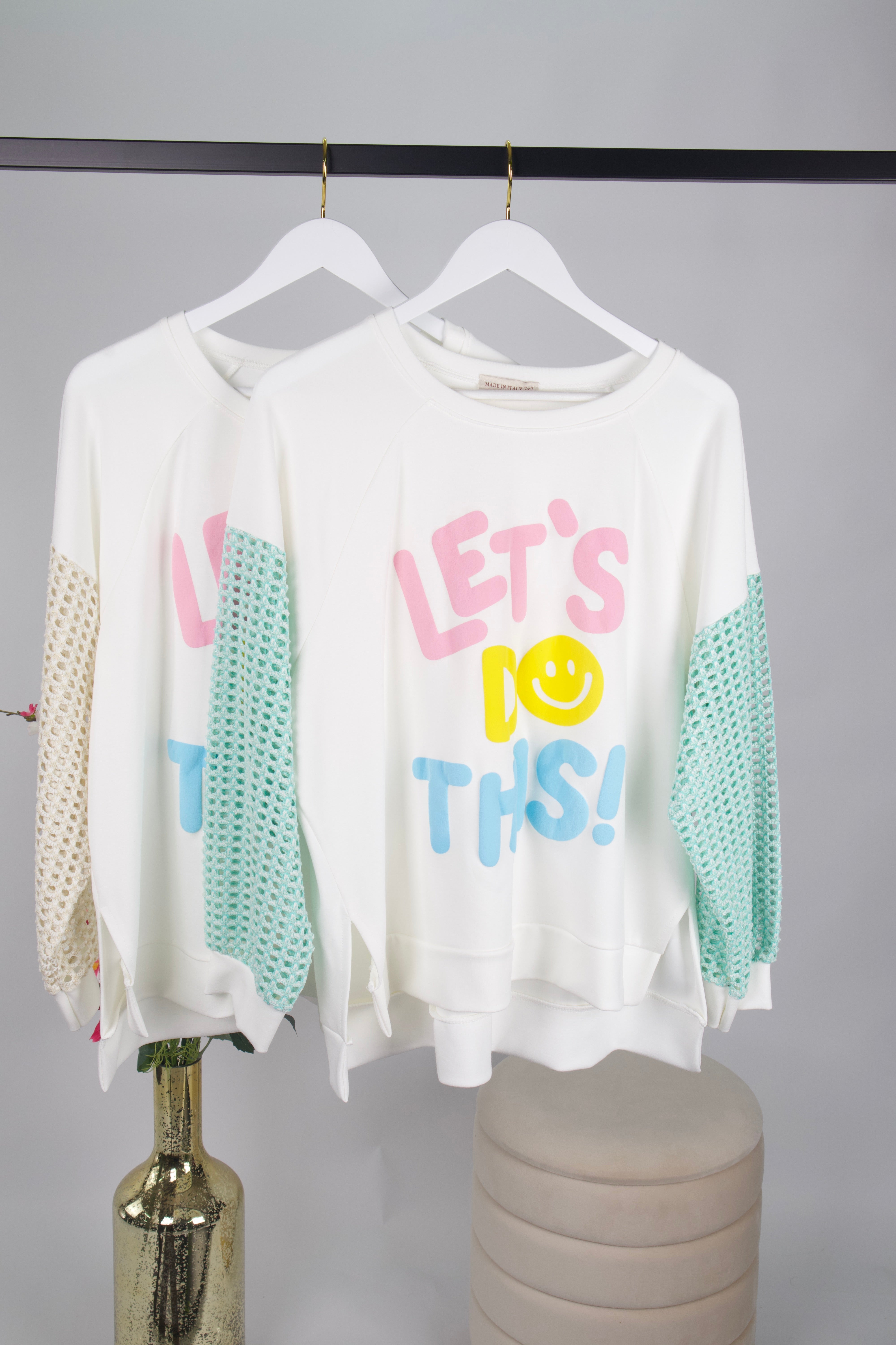 Oversize Sweatshirt "Let’s Do This“